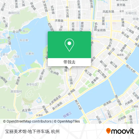 宝丽美术馆-地下停车场地图