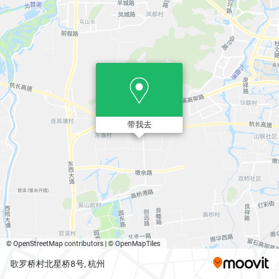 歌罗桥村北星桥8号地图