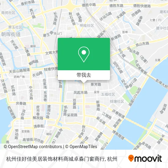 杭州佳好佳美居装饰材料商城卓淼门窗商行地图
