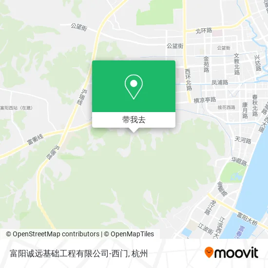 富阳诚远基础工程有限公司-西门地图