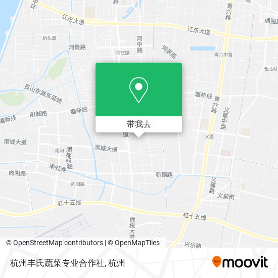 杭州丰氏蔬菜专业合作社地图