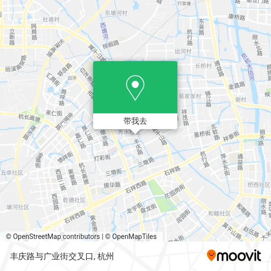 丰庆路与广业街交叉口地图