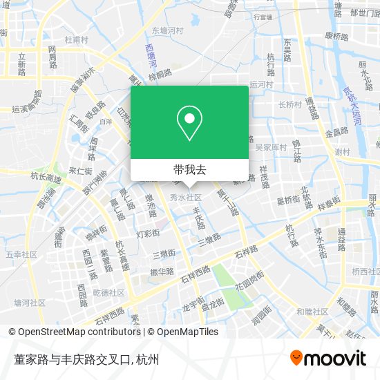 董家路与丰庆路交叉口地图