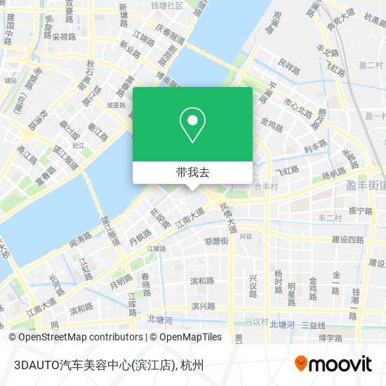 3DAUTO汽车美容中心(滨江店)地图
