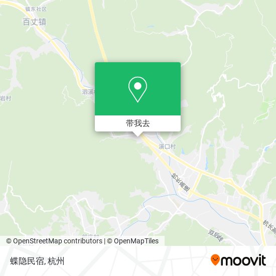 蝶隐民宿地图