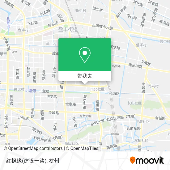 红枫缘(建设一路)地图