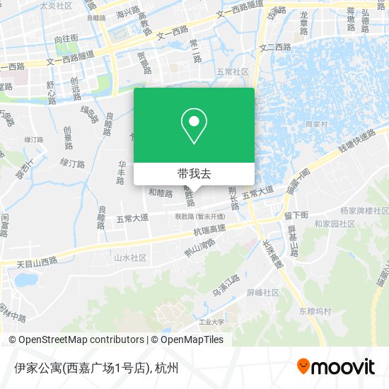 伊家公寓(西嘉广场1号店)地图