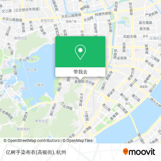 亿树手染布衣(高银街)地图