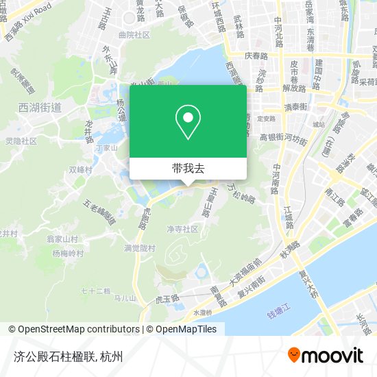 济公殿石柱楹联地图