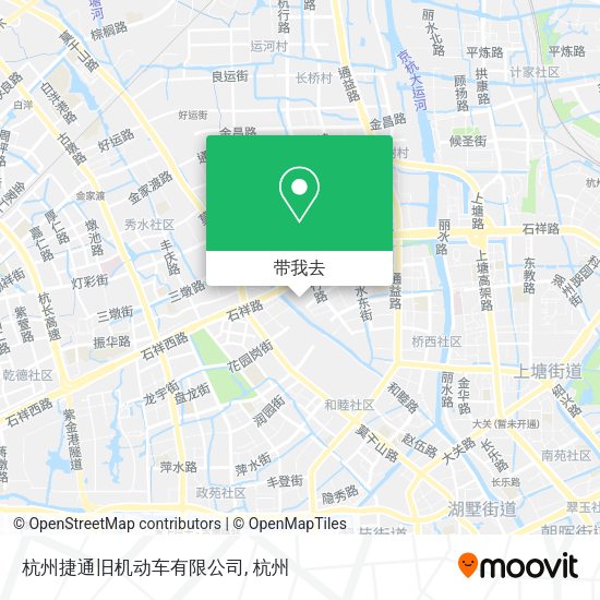 杭州捷通旧机动车有限公司地图
