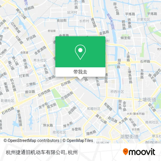 杭州捷通旧机动车有限公司地图