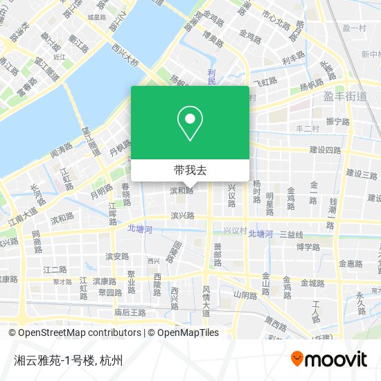湘云雅苑-1号楼地图