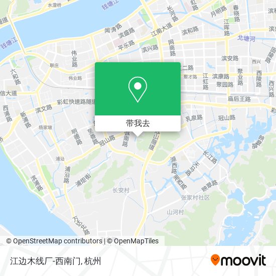 江边木线厂-西南门地图