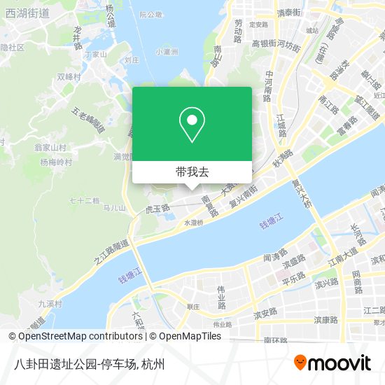八卦田遗址公园-停车场地图