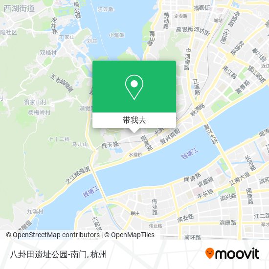八卦田遗址公园-南门地图