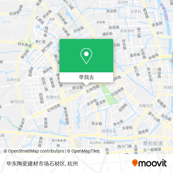 华东陶瓷建材市场石材区地图