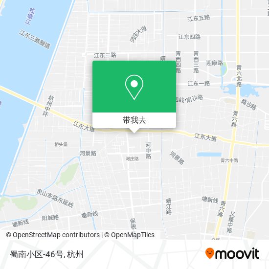 蜀南小区-46号地图