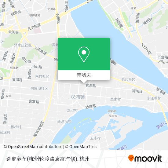 途虎养车(杭州轮渡路袁富汽修)地图