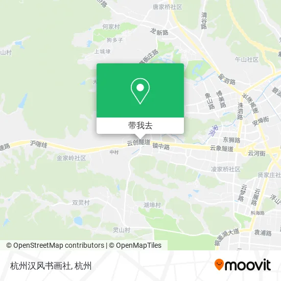 杭州汉风书画社地图