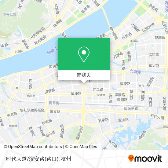 时代大道/滨安路(路口)地图