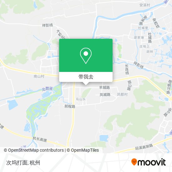 次坞打面地图