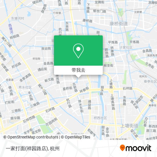 一家打面(祥园路店)地图