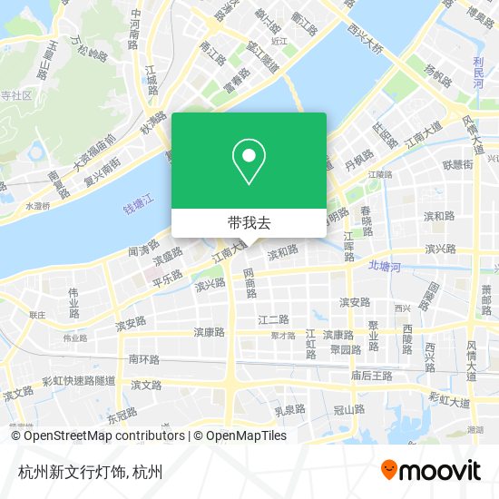 杭州新文行灯饰地图