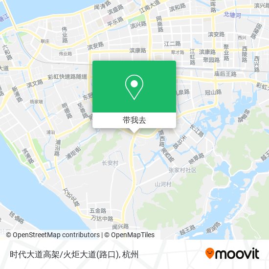 时代大道高架/火炬大道(路口)地图