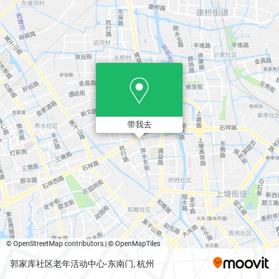 郭家库社区老年活动中心-东南门地图