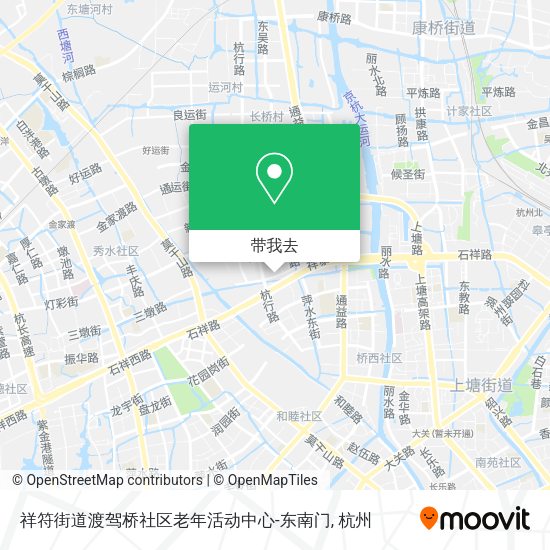 祥符街道渡驾桥社区老年活动中心-东南门地图