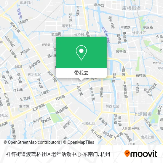祥符街道渡驾桥社区老年活动中心-东南门地图