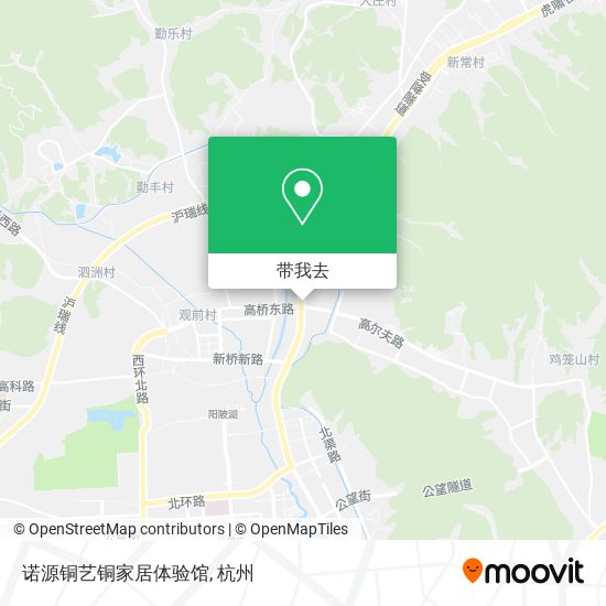 诺源铜艺铜家居体验馆地图