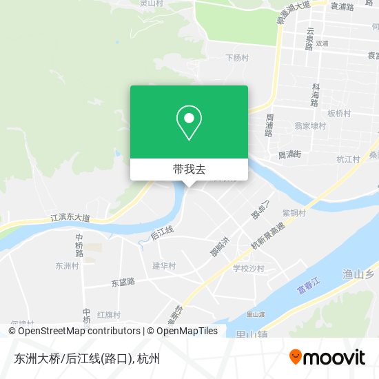 东洲大桥/后江线(路口)地图