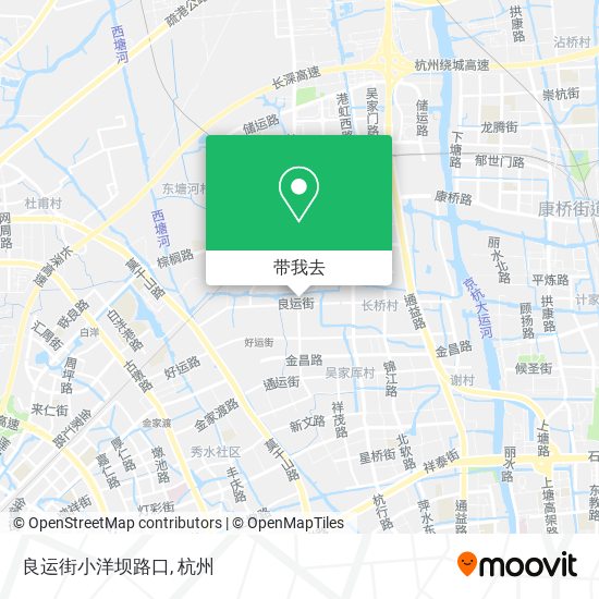 良运街小洋坝路口地图
