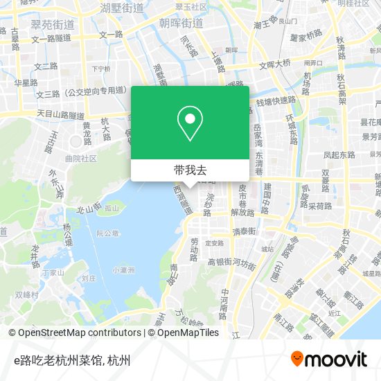 e路吃老杭州菜馆地图