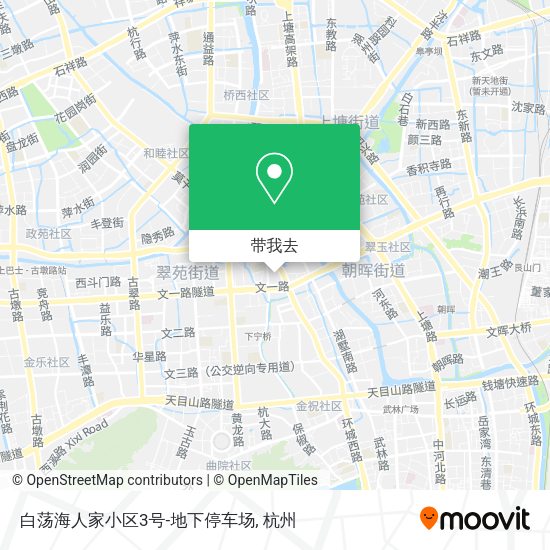 白荡海人家小区3号-地下停车场地图