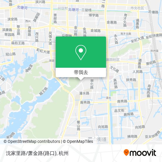 沈家里路/萧金路(路口)地图