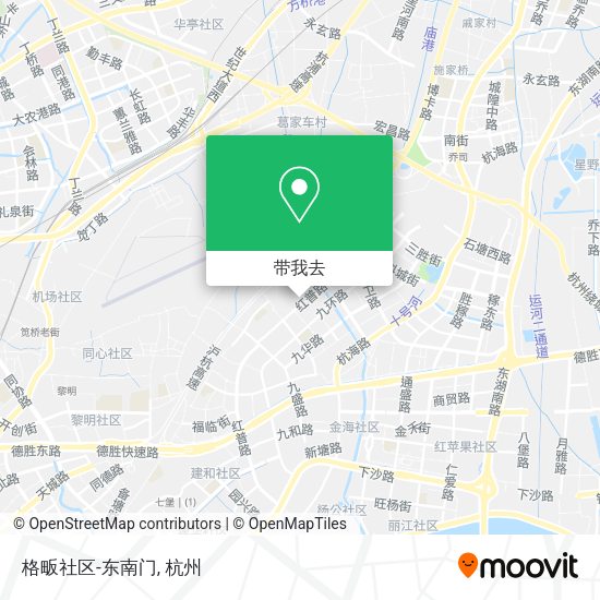 格畈社区-东南门地图