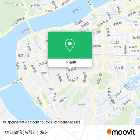 德邦物流(东冠路)地图