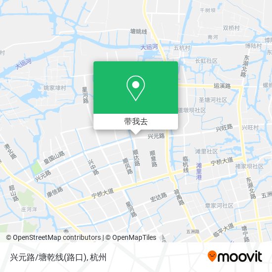 兴元路/塘乾线(路口)地图