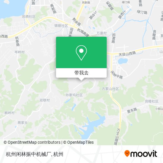 杭州闲林振中机械厂地图
