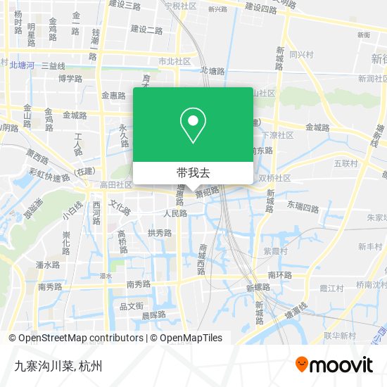 九寨沟川菜地图
