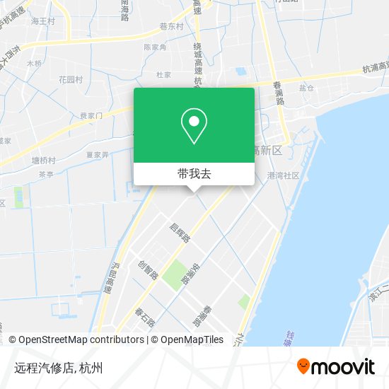 远程汽修店地图
