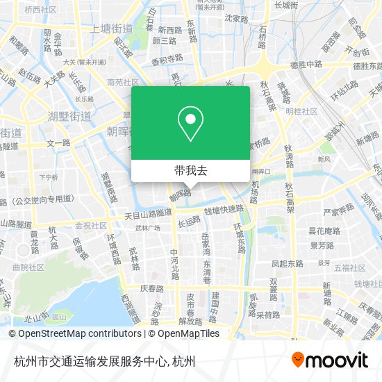 杭州市交通运输发展服务中心地图