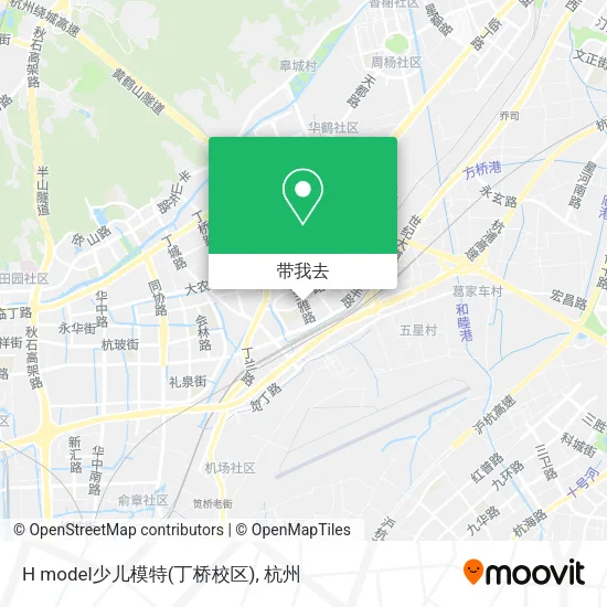 H model少儿模特(丁桥校区)地图