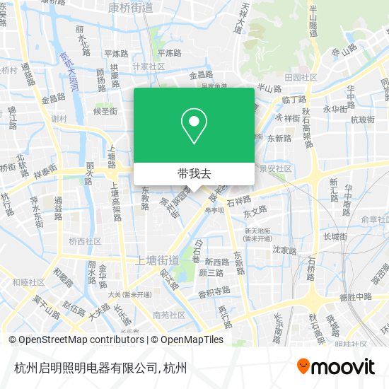 杭州启明照明电器有限公司地图