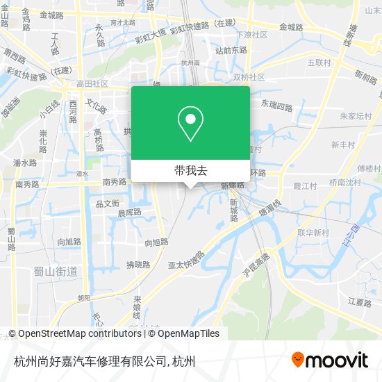 杭州尚好嘉汽车修理有限公司地图