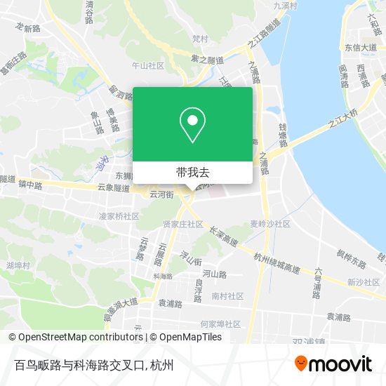 百鸟畈路与科海路交叉口地图