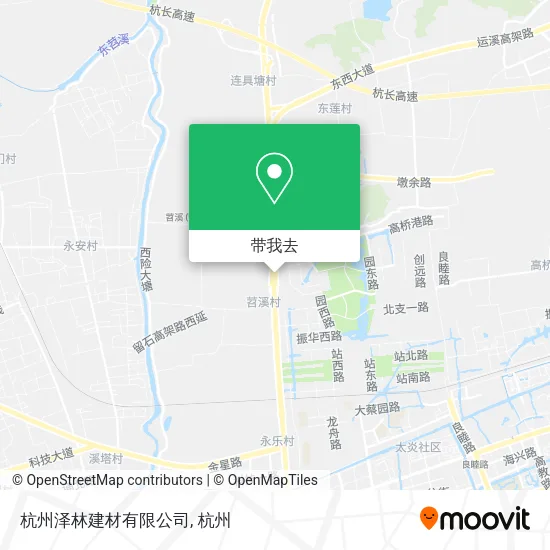 杭州泽林建材有限公司地图