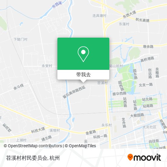 苕溪村村民委员会地图